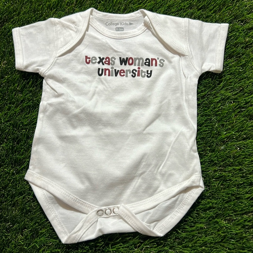 Infant Texas Woman’s University College Kids Bodysuit